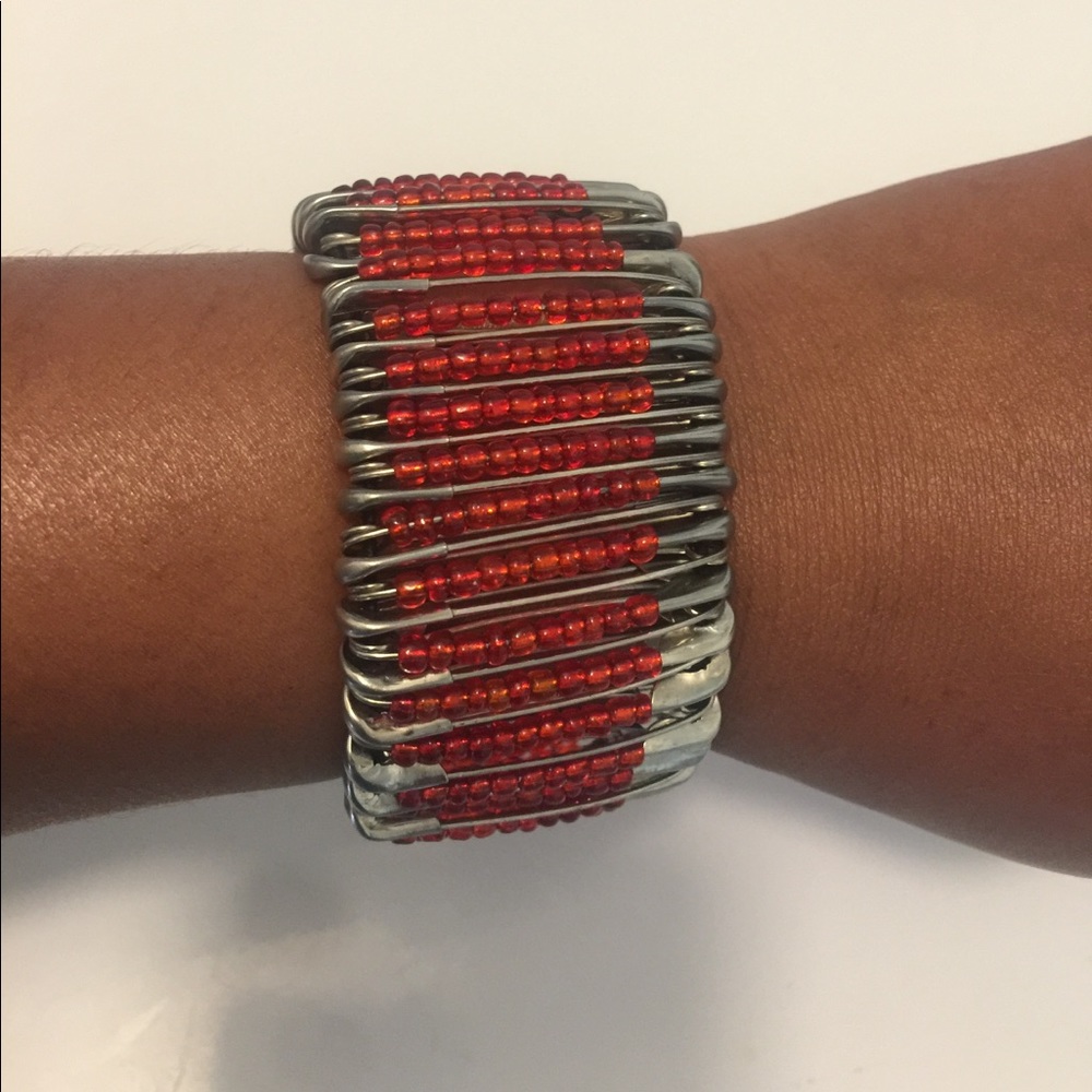 Safety Pin Bracelet.